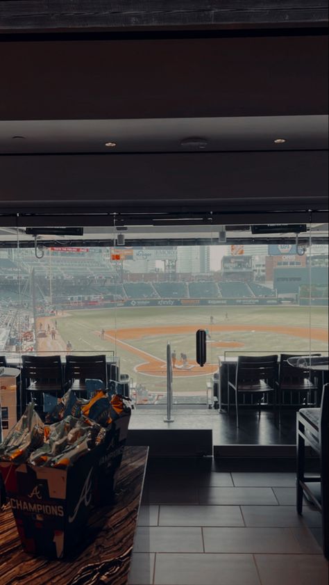 Box suite @atlantabraves stadium #atlanta #braves #atl #thingstodo #baseball Stadium Suite, December Reads, Birthday Dream, Future Board, Vip Room, Baseball Stadium, Dream Party, Hockey Rink, 18th Birthday