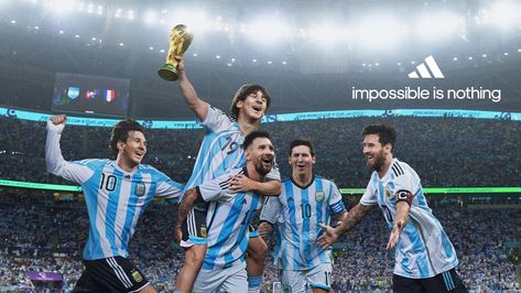 Tattoos For Guys Forearm, Arm Tattoos For Guys Forearm, Messi Pictures, Argentina Football Team, Messi World Cup, Adidas Ad, Impossible Is Nothing, Messi Poster, Football Messi