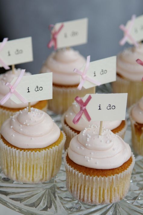 Wedding Cupcakes - Yes I Do! Yes I Do Wedding, Cupcakes For Wedding, Plain Cupcakes, Wedding Treats, Cupcake Cases, Wedding Cupcakes, Cup Cakes, Cupcake, Card Holder