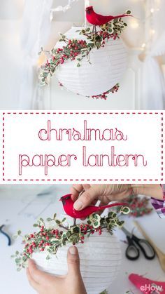 Christmas Diy Sewing, Chrismas Crafts, Chinese Christmas, Lantern Craft, Lantern Christmas, Paper Christmas Decorations, Christmas Sewing Projects, Island Theme, Xmas Deco