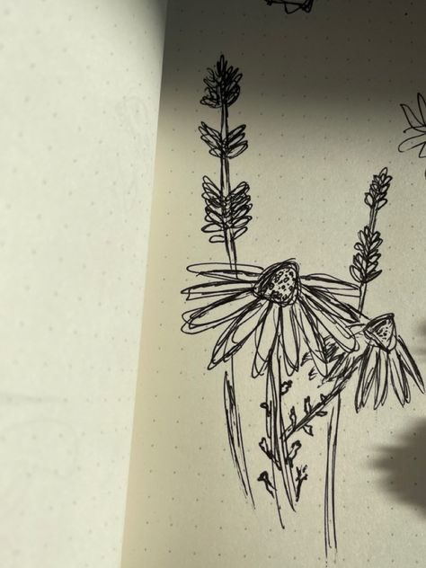 Skeleton And Flowers Drawing, Pen Flower Drawing Doodles, Messy Flower Drawing, Messy Pen Art, Pen Flower Drawing, 2024 Doodle, Flower Pen Drawing, Messy Sketches, Flower Doodle