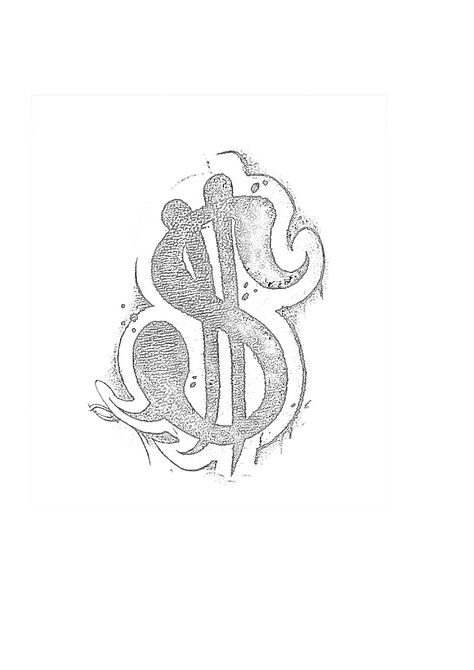 Dollar Sign Drawing, Kanye Tattoo, Money Sign Tattoo, Dollar Sign Tattoo, Money Tattoos, Dollar Tattoo, Abstract Tattoo Ideas, Abstract Tattoos, Tattoo Lettering Styles