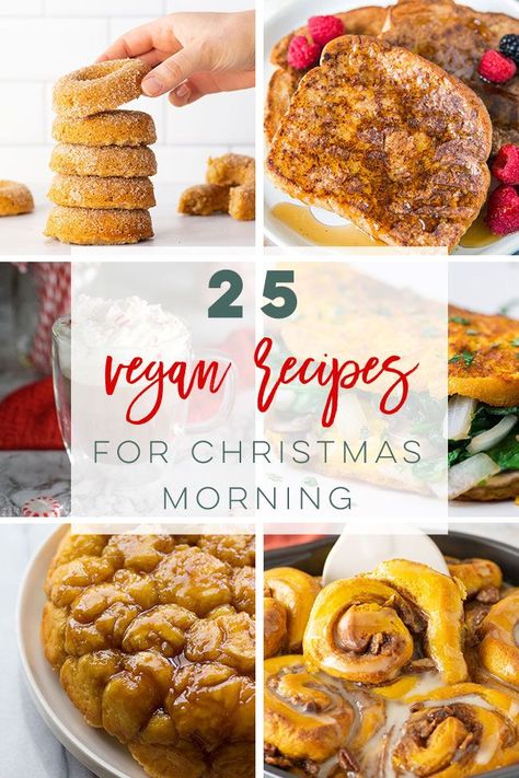 Vegan Christmas Breakfast, Holiday Breakfast Recipes, Christmas Breakfast Ideas, Cider Donuts Recipe, French Toast Pancakes, Easy And Healthy Breakfast, Recipes For Christmas, Christmas Breakfast Recipe, Vegan French Toast