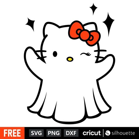 Download this 💕 FREE SVG 💕 and spread some Joy by hitting that like button! 😊 Get it here: @ovalerysvg These free SVG deals will only stick around for 24 hours so grab some while you can ☺️ Please tag me in your stories 😇 And don't forget about my Sale!!! 😍🔥 #freesvg #freesvgfiles #freesvgfile #cricut #cricutcrafts #cricutjoy #cricutprojects #svgfiles #svgfile #svgdesigns #svgfilesforcricut #svgcutfiles #craftdesign #svgcuttingfiles #halloweensvg #hellokittysvg Hello Kitty Ghost, Ghost Face Drawing, Ghost Kitty, Hello Kitty Pumpkin, Hello Kitty Images, Cat Svg, Hello Kitty Halloween, Iron On Fabric, Sign Stencils