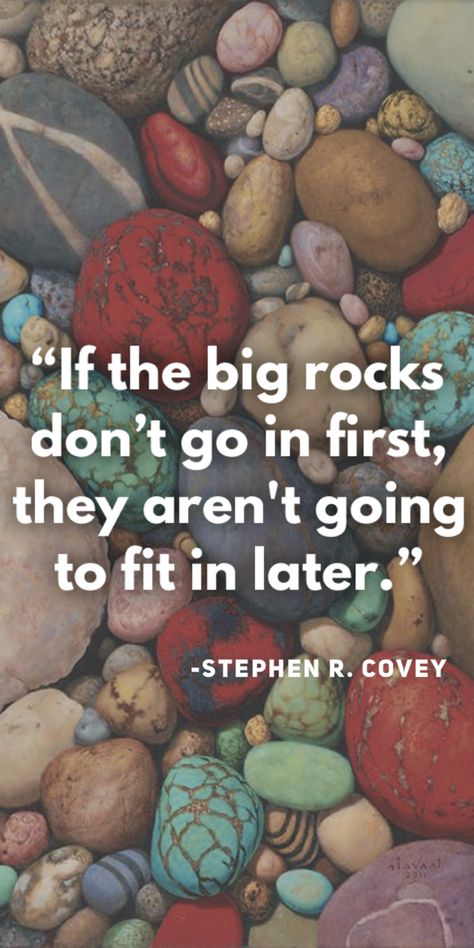 Stephen R Covey Quotes, Steven Covey, Stephen Covey Quotes, Stephen R Covey, Life Messages, Mod Podge Crafts, Stephen Covey, Desk Inspo, Big Rock