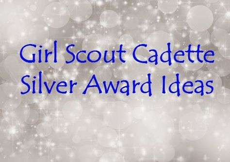 Girl Scout Badges Requirements, Cadette Girl Scout Badges, Girl Scout Cadette, Girl Scout Silver Award, Cadette Badges, Girl Scout Gold Award, Girl Scout Meeting Ideas, Scout Projects, Girl Scout Troop Leader