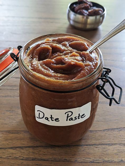 Date Butter, Date Paste Recipes, Date Recipes Healthy, Date Jam, Date Recipes Desserts, Date Paste, Homemade Foods, Plant Based Desserts, Paste Recipe