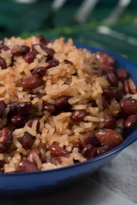 Nicaraguan gallo pinto is another much loved dish.  Often times gallo pinto (rice and beans) is served for breakfast with just a tortilla but it can also be excellent alongside carne asada or nacatamales or just about anything else. It is basically a delicious combination of rice and little red beans. It is best if...Read More » Gallo Pinto Recipe, Nicaraguan Recipes, Nicaraguan Food, Honduran Recipes, Gallo Pinto, Rice And Beans Recipe, Latin Recipes, Rice And Beans, Hispanic Food