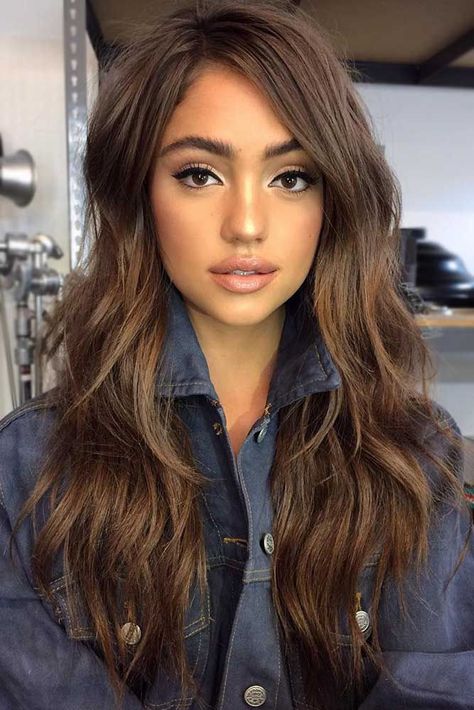 Blond Rose, Brunette Ombre, Haircuts For Long Hair With Layers, Classy Hairstyles, Brunette Balayage, Long Face Hairstyles, Long Layered Haircuts, Ombré Hair, Long Brown Hair