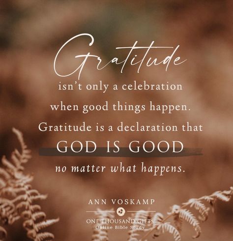 Grateful Quotes Gratitude Inspirational, Grateful Quotes Gratitude, Ann Voskamp Quotes, One Thousand Gifts, Bible Study Gifts, Grateful Quotes, Online Bible Study, Gratitude Affirmations, Thanksgiving Quotes