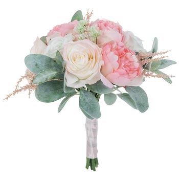 Wedding - Floral & Wedding | Hobby Lobby Pale Pink Bouquet, Hot Pink Bouquet, Lamb's Ear, Peony Bouquet, Prom Flowers, Peonies Bouquet, Pink Bouquet, White Peonies, Bride Bouquets