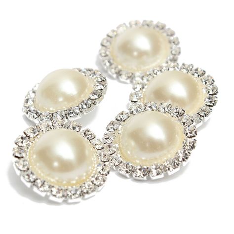 Wholesale 20 PCS Retro Vintage Round Crystal Ivory Faux Pearl Rhinestone Buttons Bulk,18MM (Flatback), #Ad #Vintage, #AD, #Crystal, #Ivory, #Retro Needlepoint Christmas Stocking Kits, Needlepoint Pillow Kits, Decorative Stones, Diy Buttons, Wedding Dress Shoes, Pearl Cluster, Rhinestone Wedding, Ivory Pearl, How To Make Clothes