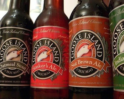 Anheuser-Busch Preps Goose Island for National Release @TheDailyMeal Goose Island Beer, Knife And Fork, The Beer, Brewing Company, Just Because, Beer Bottle, Chicago, Beer, Regional