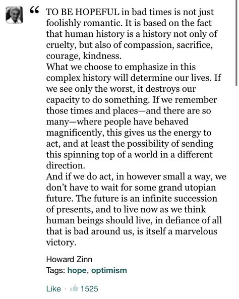 Howard Zinn Quotes, Defiance Quotes, Love For Humanity, Howard Zinn, Be A Good Person, God Is Saying, A Good Person, Jamais Vu, Commonplace Book