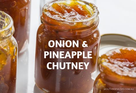 Pineapple Chutney, Relish Sauce, Relish Recipes, Jam And Jelly, Onion Recipes, Chutney Recipes, Bowl Recipe, Pickling Recipes, Banana Cake