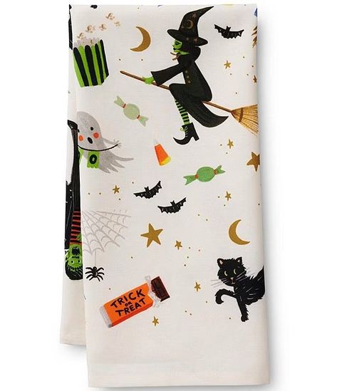 Rifle Paper Co. Halloween Parade Tea Towel | Dillard's Thanksgiving Host Gift, The Monster Mash, Halloween Parade, Creative Candles, Pen Accessories, Dino Party, Candle Party, Host Gifts, Monster Mash