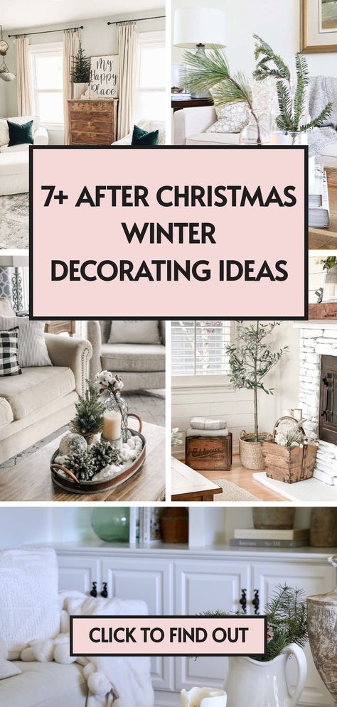 7+ After Christmas Winter Decorating Ideas Winter Decorating After Christmas, January Winter Decor, How To Decorate After Christmas, Decorate After Christmas, After Christmas Decorating, Decorating After Christmas, Decorations After Christmas, After Christmas Winter Decor, Winter Table Centerpieces