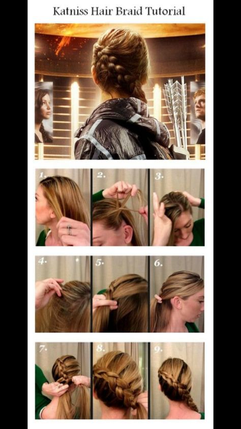 Katniss Hair, Katniss Braid, Braid Tutorials, Nice Hairstyles, Braid Hairstyle, Fishtail Braid, Micro Braids, Hair Braid, Katniss Everdeen