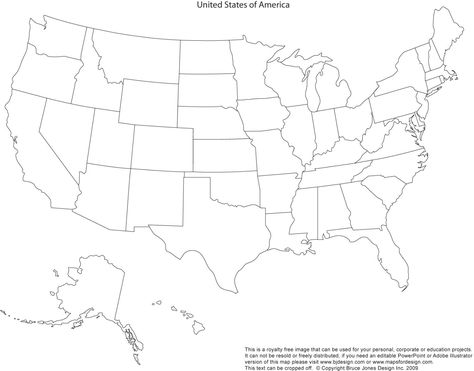 USA Blank Printable Clip Art Maps - FreeUSandWorldMaps Blank Us Map, Us Map Printable, Sponsorship Form Template, Map Of Usa, Font Arial, Us State Map, Picture Graphs, Printable Clip Art, Map Template