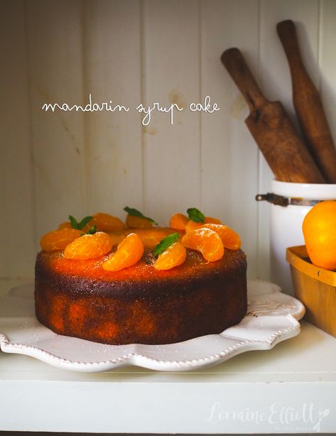 Orange Mandarin Syrup Cake @ Not Quite Nigella Mandarin Cake Recipe, Mandarin Recipes, Olive Oil Bundt Cake, Orange Syrup Cake, Blender Cake, Mandarine Recipes, Mandarin Cake, Easy Cake Recipe, Syrup Cake