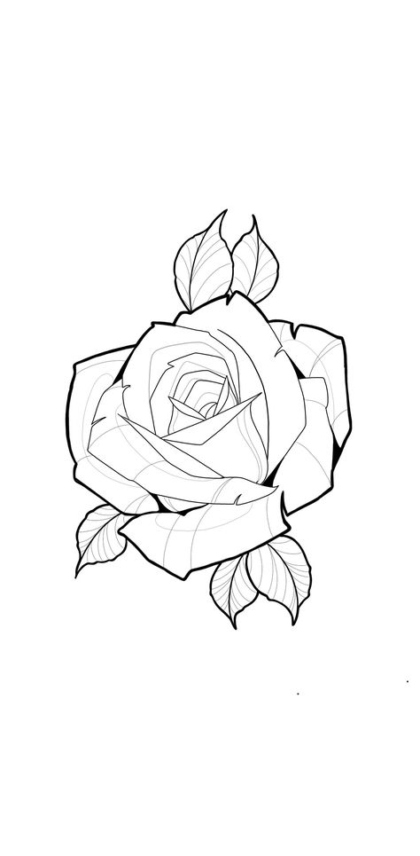 Rose With Butterfly Tattoo Design, Half Sleeve Tattoo Stencils For Men Roses, Neo Traditional Rose Drawing, Neo Traditional Tattoo Outline, Traditional Rose Stencil, Butterfly And Rose Tattoo Stencil, Rose Tattoo Stencil Outline Men, Rose Stencil Tattoo Design, Traditional Rose Tattoo Stencil