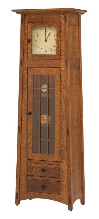 McCoy Storage Cabinet Clocks Craftsman Clocks, Mission Style Furniture, Amish Crafts, Painting Wooden Furniture, Mission Furniture, White Furniture Living Room, Craftsman Furniture, Arts And Crafts Furniture, Woodworking Furniture Plans