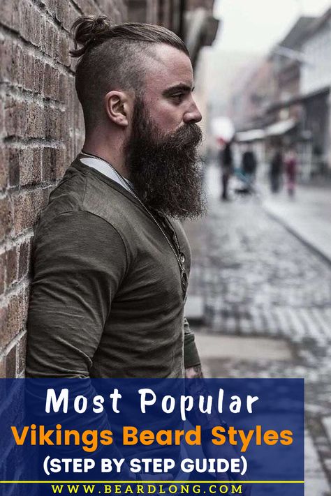 Viking Beards, Beard Styles Long, Viking Beard Styles, Beard Guide, Beard Cuts, Long Beard Styles, Bald With Beard, Men's Facial Hair, Best Beard Styles