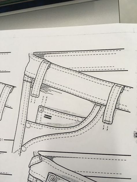 Technical illustration of jeansJeans Technical Drawing Fashion, Fashion Technical Drawing, Amazing Illustrations, Flat Drawings, Fashion Design Template, Technical Illustration, Clothing Sketches, Fashion Drawing Tutorial, Technical Drawings