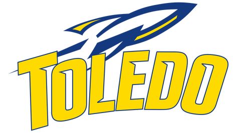 Football Vinyl Decal, University Of Toledo, Toledo Rockets, Ut Football, College Sport, Rockets Logo, Logo Shapes, Paint Matching, College Logo