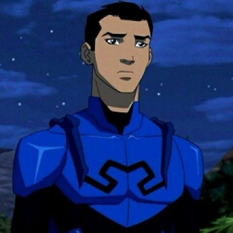 Blue Beetle (Jaime Reyes) Jaime Blue Beetle, Jaime Reyes Icon, Blue Beetle Young Justice, Young Justice Invasion, Young Justice Characters, Jaime Reyes, Young Justice League, Injustice 2, Kid Flash