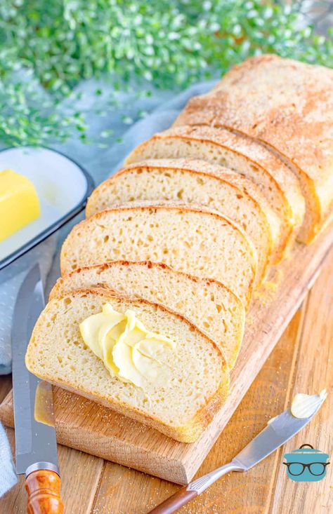 English Muffin Bread - The Country Cook English Muffin Bread, Nooks And Crannies, Country Cook, Muffin Bread, The Country Cook, English Muffins, Loaf Recipes, No Knead, Country Cooking