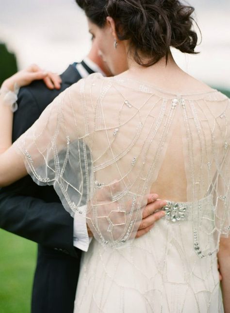 Bridal Capelet, Wedding Dress Backs, Simple Wedding Gowns, Metallic Wedding, White Weddings, Ireland Wedding, Solange Knowles, Bridal Cape, Bridal Musings