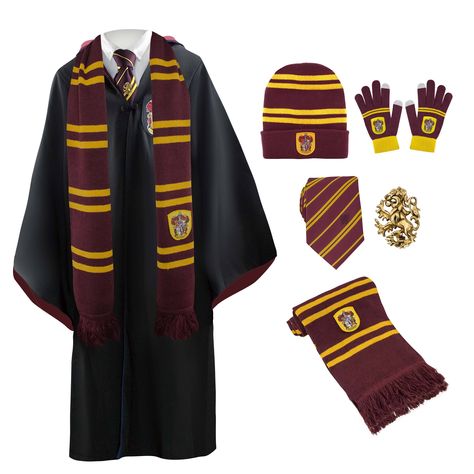 Harry Potter Uniform, Gryffindor Uniform, Gryffindor Costume, Hogwarts Uniform, Harry Potter Cosplay, Harry Potter Houses, Harry Potter Costume, Harry Potter Outfits, Harry Potter Gryffindor