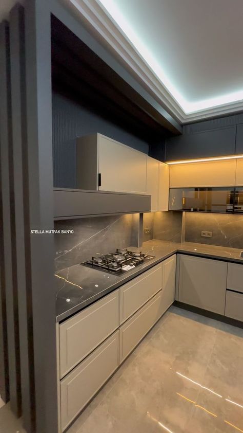 Stella Mutfak&Tadilat Market® on Reels | grette_ · Original audio Love Bedroom, Kitchen Wardrobe Design, Kitchen Cabinetry Design, Model Houses, Серая Кухня, Latest Kitchen Designs, Desain Pantry, Kitchen Modular, Modern Kitchen Cabinet Design