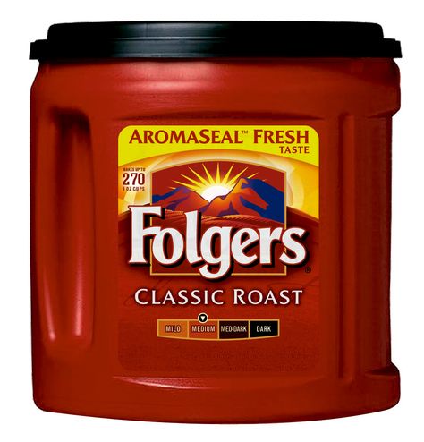 Folgers Coffee Plastic Coffee Cans, Free Printable Grocery Coupons, Classic Roast, Procter And Gamble, Coffee Canisters, Folgers Coffee, Coffee Sale, Coffee Container, Taste Made