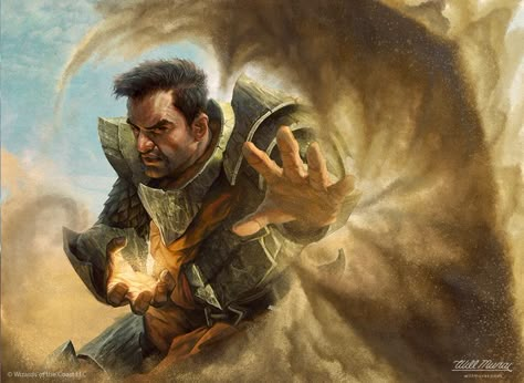 dune blade (terramancy) Magic The Gathering Art, Fantasy Wizard, Elemental Magic, Mtg Art, Fantasy Story, Fantasy Warrior, Magic Art, Medieval Fantasy, Dnd Characters