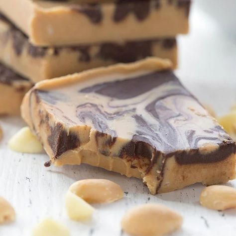 Tiger Butter Recipe, Tiger Butter Fudge, Tiger Butter, Peanut Butter White Chocolate, Sugar Free White Chocolate, Homemade Fudge Recipes, Sugar Free Peanut Butter, White Chocolate Fudge, Chocolate Peanut Butter Fudge