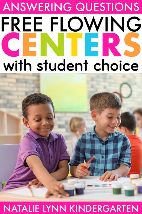 Literacy Center Management, Free Flow Centers Kindergarten, Student Choice Centers Kindergarten, Choice Time Kindergarten, Centers Kindergarten Rotation, Tk Literacy Centers, Free Flowing Centers, Transitional Kindergarten Centers, Free Choice Centers Management