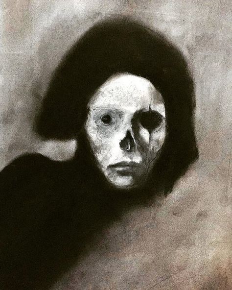 @madziowa_p’s Instagram post: “Charcoal and chalk on paper. ( original drawing still available, message me if you're interested) #drawing #art#darkart #darkartist#forsale…” Creepy Charcoal Art, Chalk Wall Art, Charcoal Ideas, Chalk On Paper, Chalk Wall, Charcoal Art, Creepy Art, Charcoal Drawing, Chalk Art