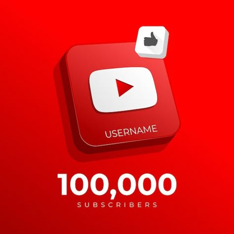 100k Subscribers, Youtube Template, Youtube Setup, Free Youtube Subscribers, Congratulations Banner, Increase Followers, Youtube Banner Design, Manifesting Vision Board, Youtube Success