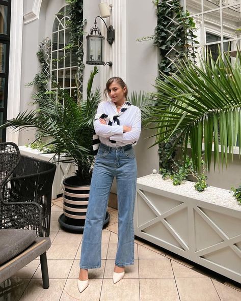 Have ideas for your fall wardrobe? look at this 👀Obsessed with our muse @annas_littleworld this fashion fall outfits with wide leg genleckjeans🍂 #genleck #genleckjeans #jean #wideleg #jeans #fashion #fashionblogger #amazon #jeanswear #amazonfinds #fallstyle #fallvibes Women Wide Leg Jeans, High Waist Baggy Jeans, Baggy Jeans For Women, Pants Y2k, Jeans High Waist, Jeans Fashion, Jeans For Women, Fashion Fall, Fall Fashion Outfits