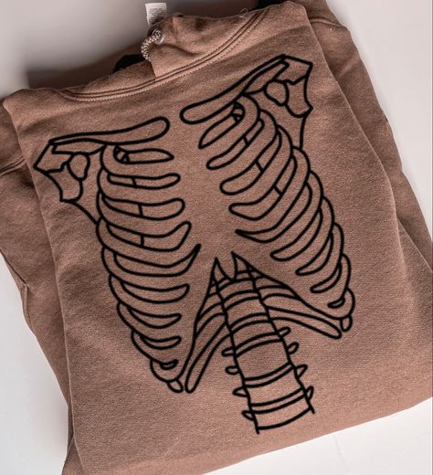 Ribcage Hoodie, A Scary Movie, Fall Apparel, Scary Movie, Hoodie Brands, Photo Proof, Oversized Hoodie, Rib Cage, Scary Movies