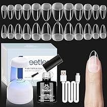 Matte Nail Tips, Nail Art Diy Easy, Manicure Art, Acrylic Tips, Lamp Diy, Matte Nail, Gel Glue, Gel Nail Extensions, Acrylic Nail Kit