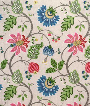 Embroidery Theme, Couture Fabric, Kravet Fabrics, Fabric Houses, Digital Print Fabric, Drapery Fabric, Textile Patterns, Textile Prints, Floral Fabric