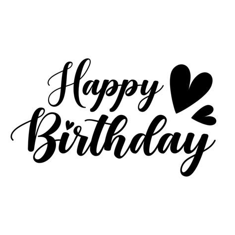 Happy Birthday In Cursive, Happy Birthday Hand Lettering, Free Cursive Fonts, Funny Birthday Message, Happy Birthday Font, Cricut Birthday Cards, Happy Birthday Words, Free Handwritten Fonts, Birthday Logo