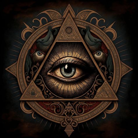 Photo ai generated illustration of the a... | Premium Photo #Freepik #photo #pyramid #sign #background #art Third Eye Background, Third Eye Blind Wallpaper, Third Eye Kingdom Wallpaper, Illuminate Triangle Eye Wallpaper, Pyramid Illustration, Mystery Art, Triangle Eye, Pyramid Eye, Eye Of Providence