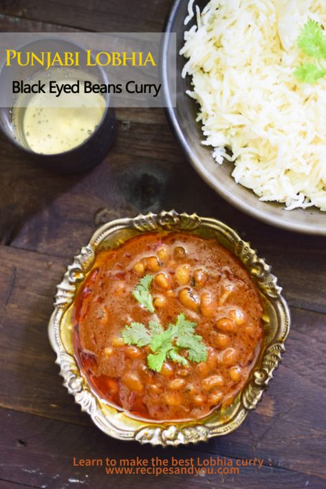 Black Eyed Peas Recipe Indian, Peas Recipe Indian, Lobia Recipe, Simple Gravy, Beans Curry, Punjabi Food, Weekly Meals, Dal Recipe, Bean Stew