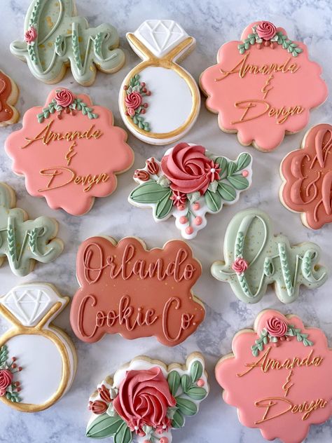 Wedding Royal Icing Cookies, Bridal Shower Wine Theme, Bridal Cookies, Wedding Royal, Bridal Shower Wine, Sugar Cookie Royal Icing, Bridal Shower Cookies, Terracotta Wedding, Wine Theme