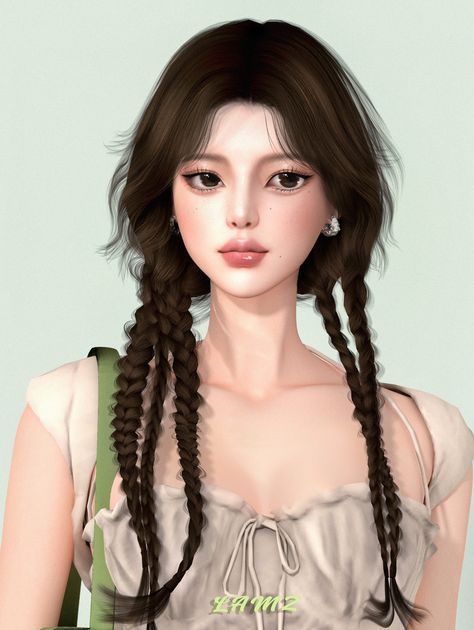 Sims 4 Alpha Accessories, Sims 4 Second Life Conversion Hair, Sims 4 Cc Hair Pack Patreon, Sims 4 Cc Wigs Patreon, Kpop Hair Sims 4 Cc, Sims 4 Cc Patreon Alpha, Sims 4 Cute Hair, Wavy Hair Sims 4, Sims 4 Cardigan Cc