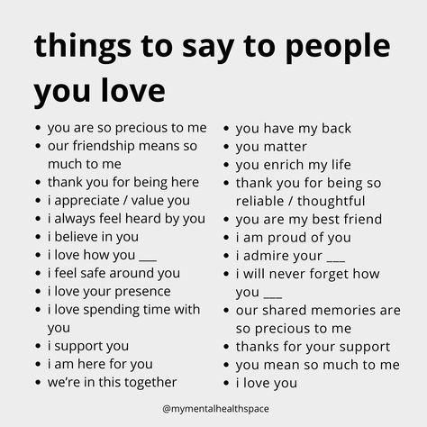 Dr. Susanne Wolf on Instagram: “How often do you tell people how much they matter to you ? What would you add ? What is your favorite way to tell them ? — your susanne…” Positive Encouragement, Relationship Lessons, Relationship Therapy, Healthy Communication, Relationship Psychology, Healthy Relationship Tips, Love Facts, Emotional Awareness, What Is Your Favorite